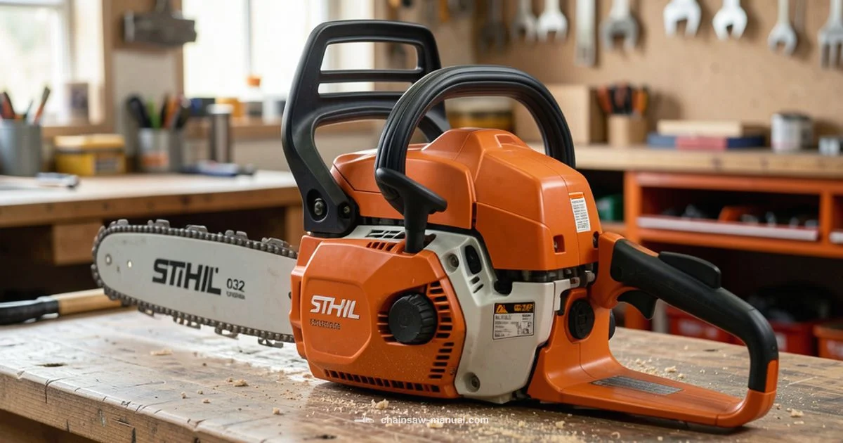Stihl 032 AV Overview - Chainsaw Manual