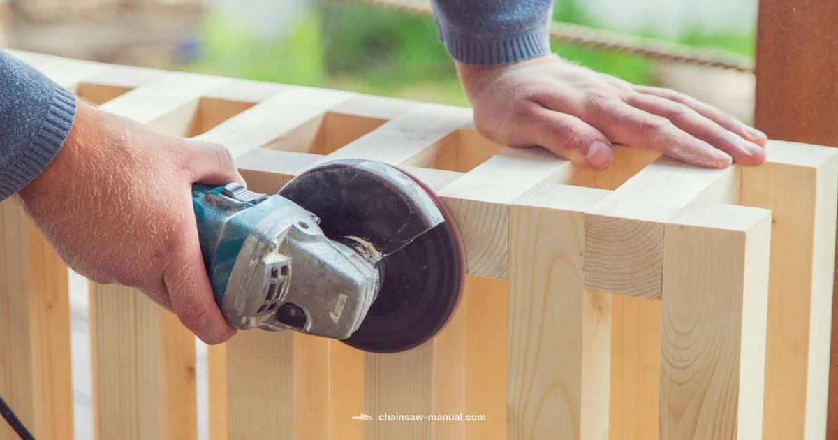 Polish Bar Safely - Chainsaw Manual