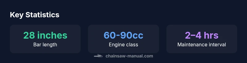 Infographic comparing 28 inch bar metrics