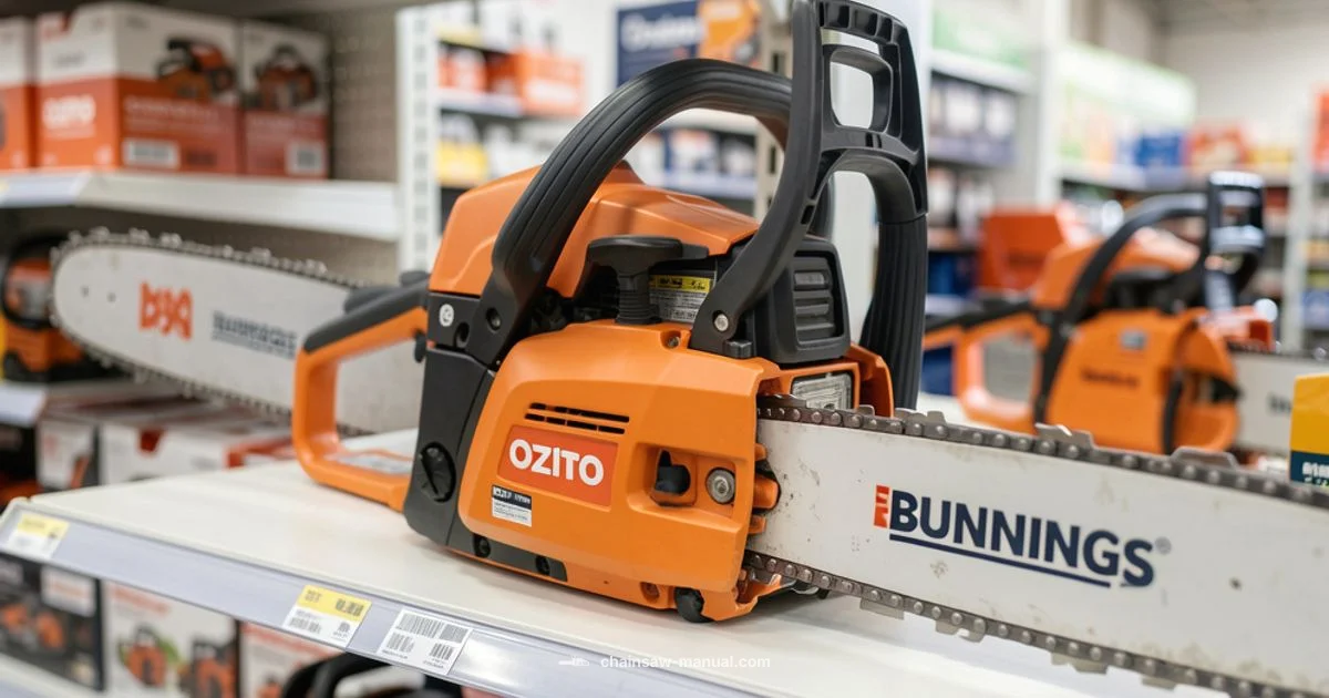 Safe Ozito Use - Chainsaw Manual