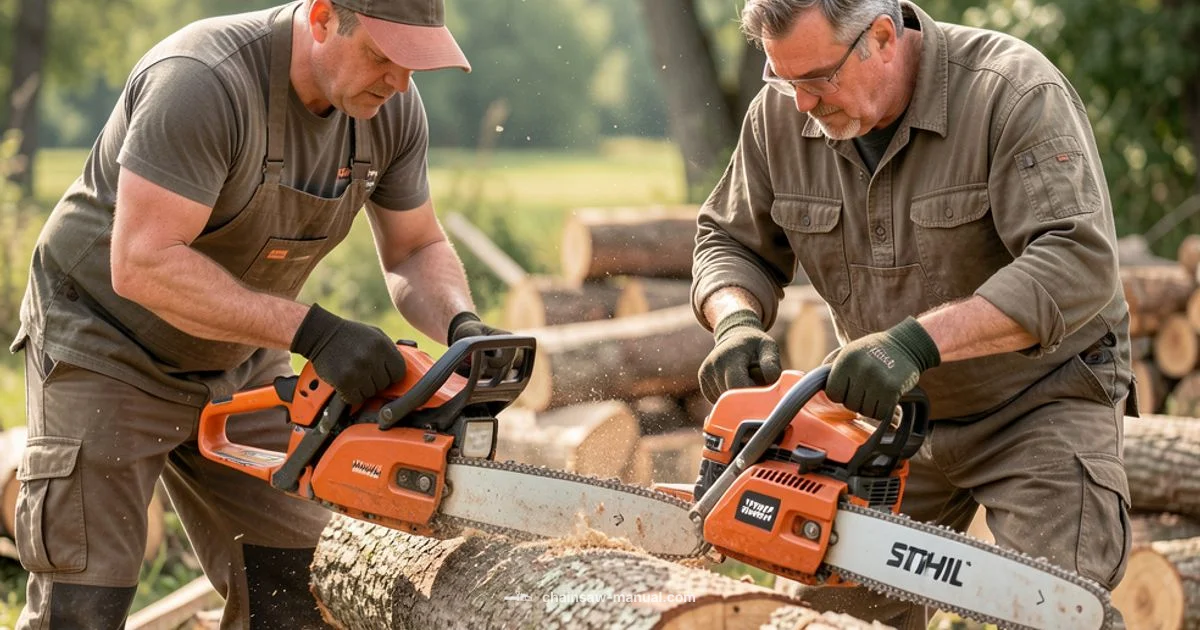 Stihl vs Husqvarna - Chainsaw Manual