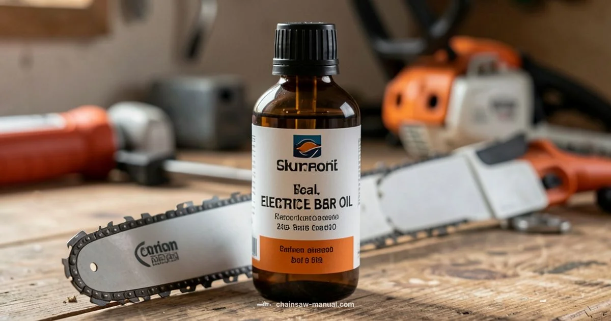 Top Oils for E-Chainsaws - Chainsaw Manual