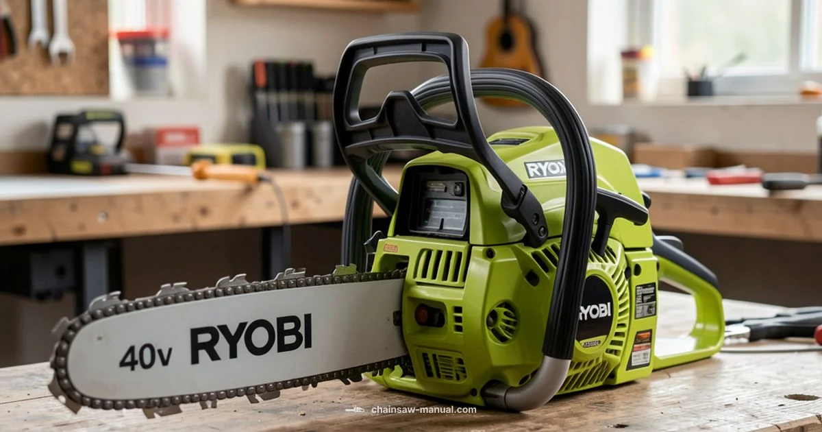40V Ryobi Chainsaw Overview - Chainsaw Manual