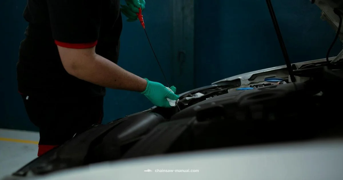 Oil Leak Fix Guide - Chainsaw Manual