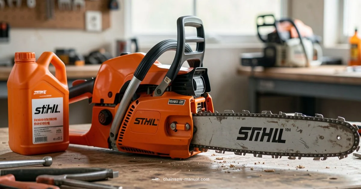 Gas Setup Guide - Chainsaw Manual