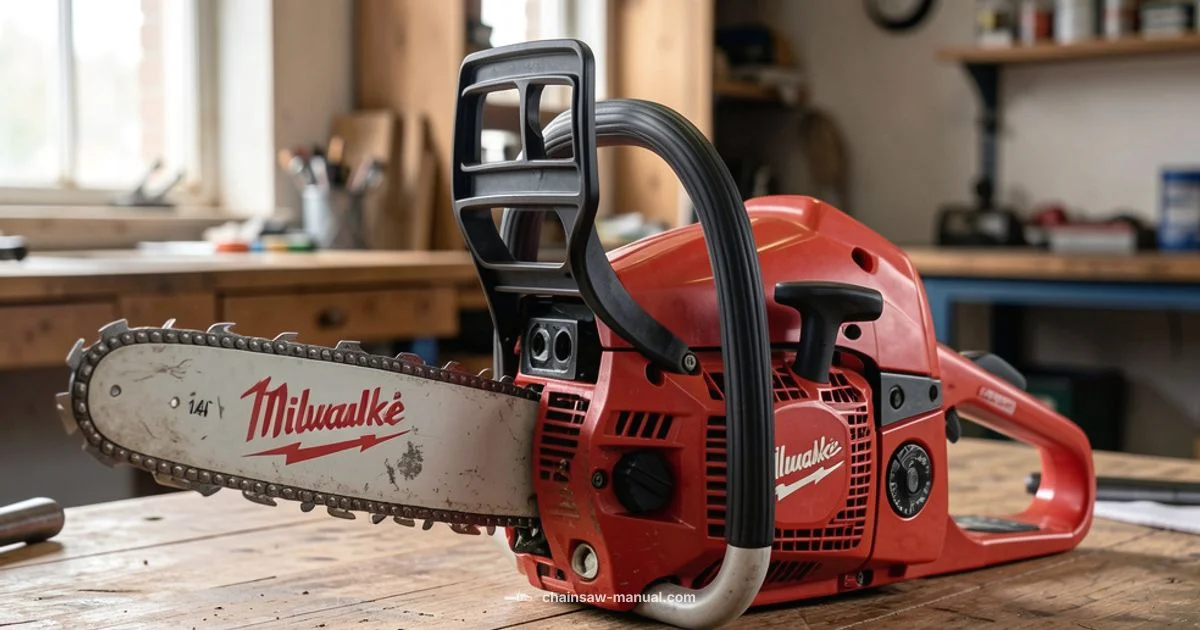 Milwaukee 14in Chainsaw - Chainsaw Manual