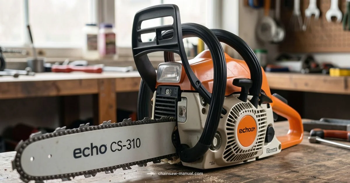 Echo CS 310 Guide Echo CS 310 Guide - Chainsaw Manual