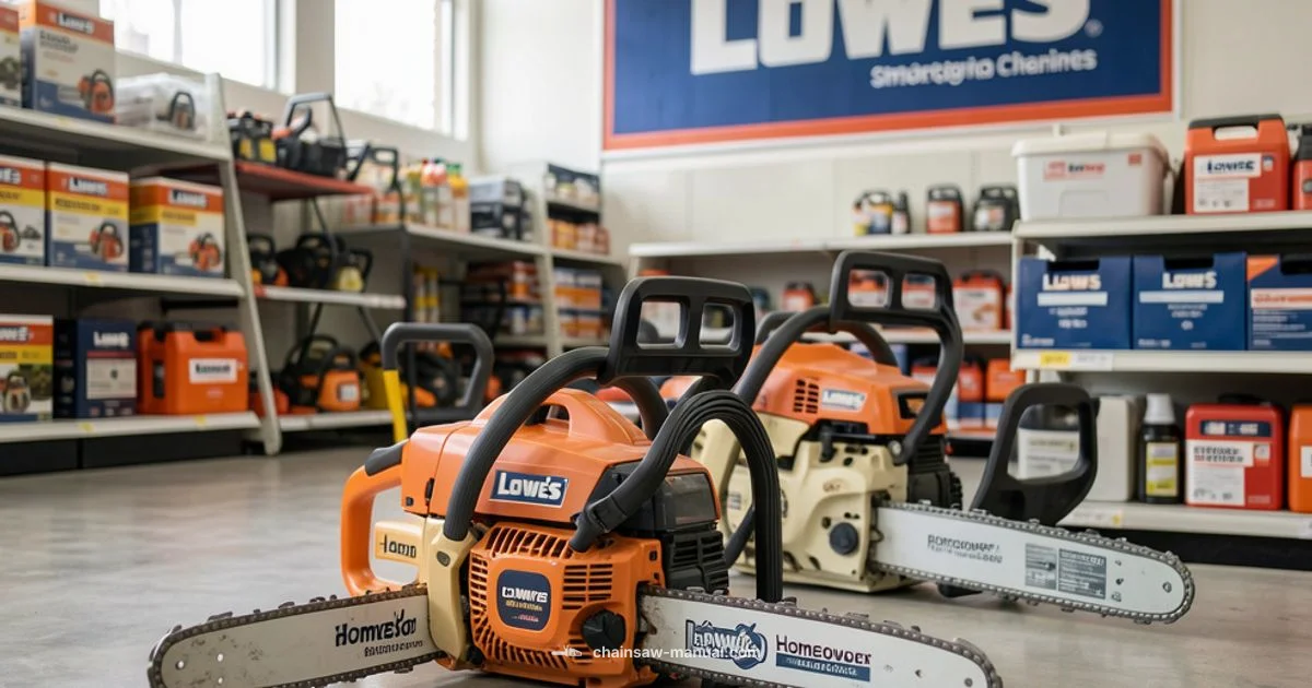 Lowe's Chainsaw Guide - Chainsaw Manual