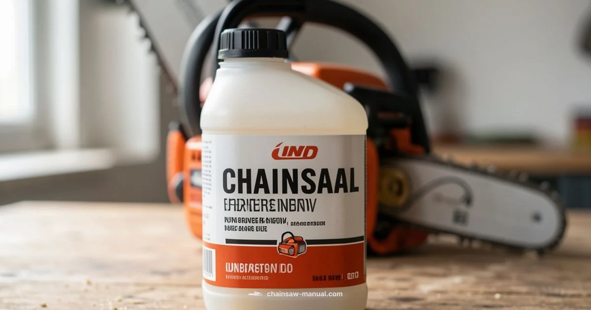 Lubrication Guide - Chainsaw Manual