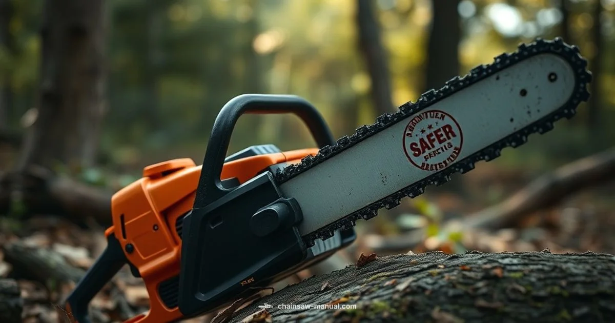 Safe Chainsaw Use Safe Chainsaw Use - Chainsaw Manual