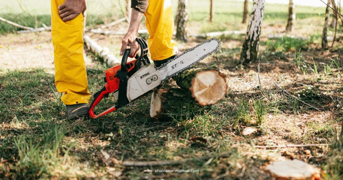 Flooded Chainsaw - Chainsaw Manual