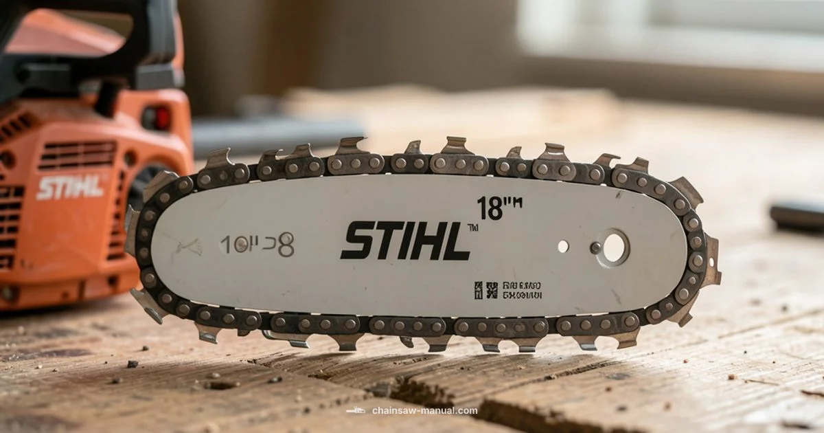 18 Inch Chain Guide - Chainsaw Manual