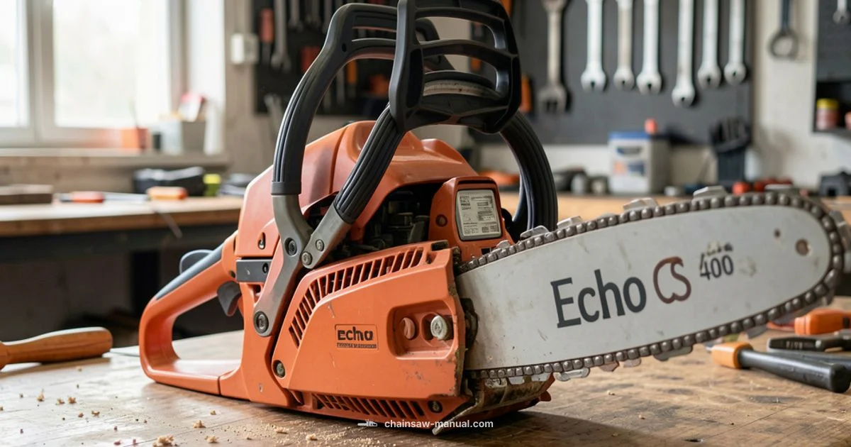 Echo CS 400 Guide - Chainsaw Manual