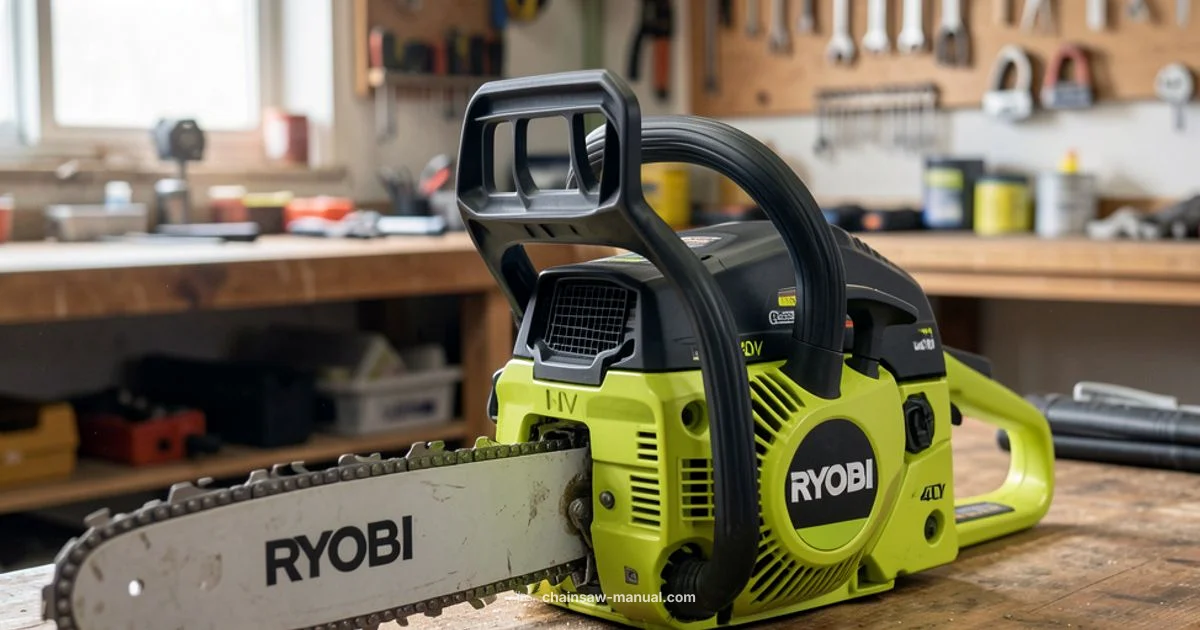 Ryobi 40V Chainsaw - Chainsaw Manual