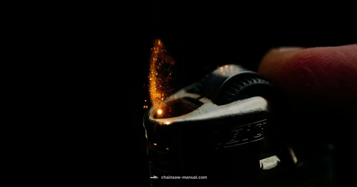 Spark Plug Closeup Spark Plug Closeup - Chainsaw Manual