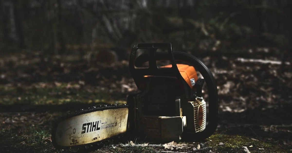 Fuel Line Guide - Chainsaw Manual