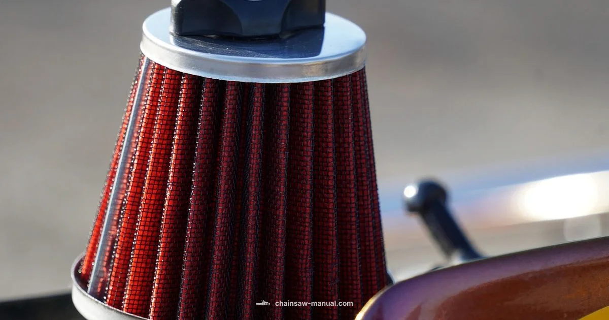 Air Filter Care - Chainsaw Manual