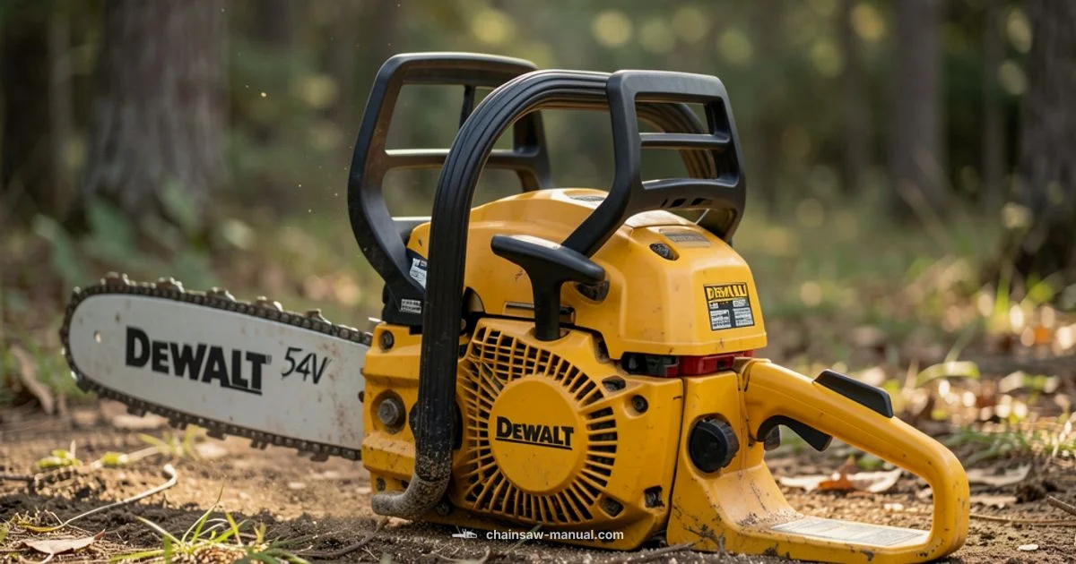 54V Dewalt Chainsaw - Chainsaw Manual
