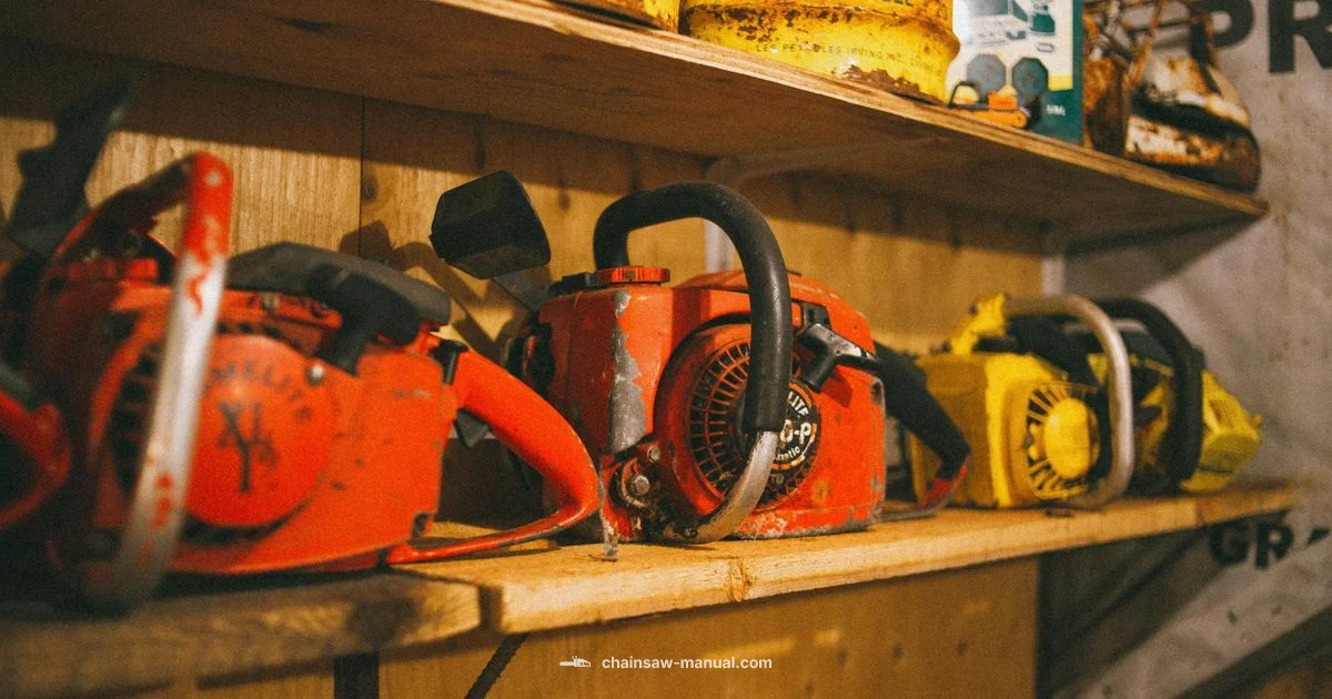 Storage Safety - Chainsaw Manual