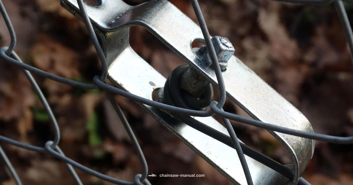 Broken Tensioner Guide - Chainsaw Manual
