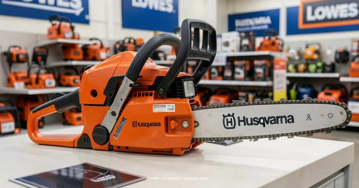 Husqvarna at Lowes - Chainsaw Manual