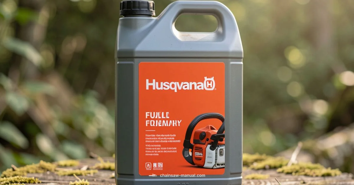 Fuel Can Safety - Chainsaw Manual