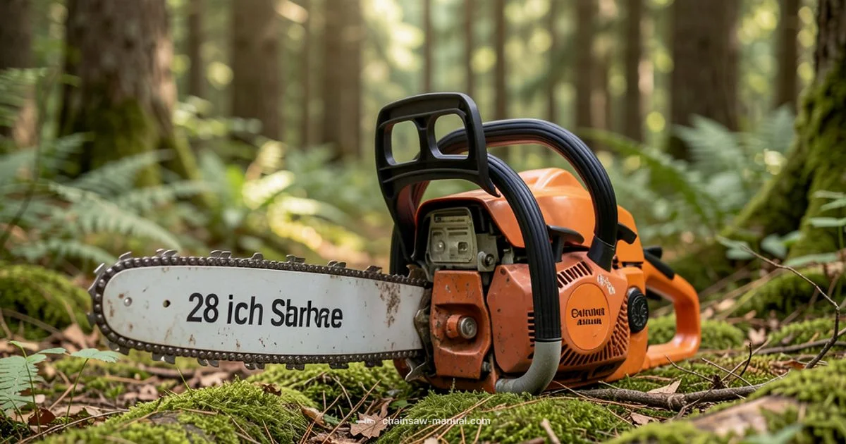 28-Inch Bar Guide - Chainsaw Manual