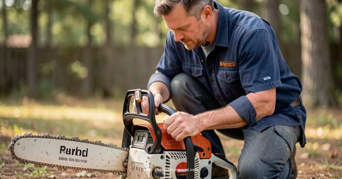 Lubrication Essentials - Chainsaw Manual