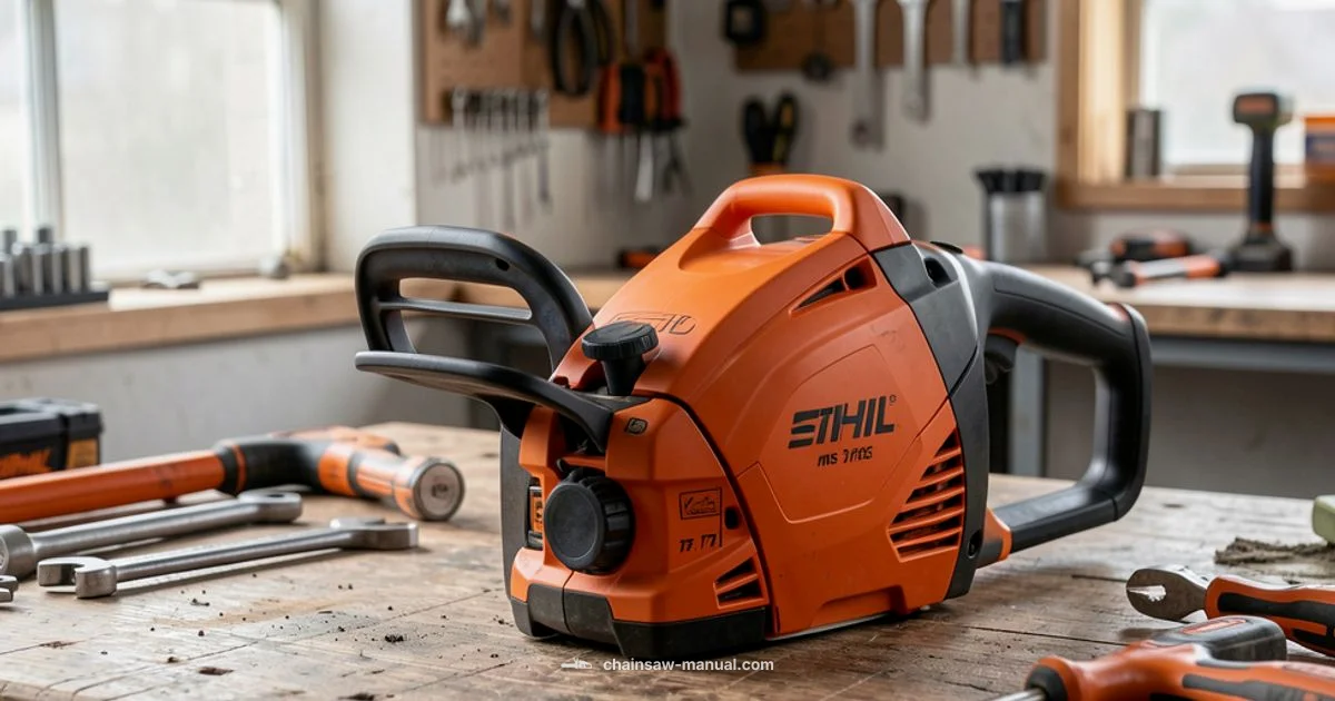 Stihl MS 170 Guide - Chainsaw Manual