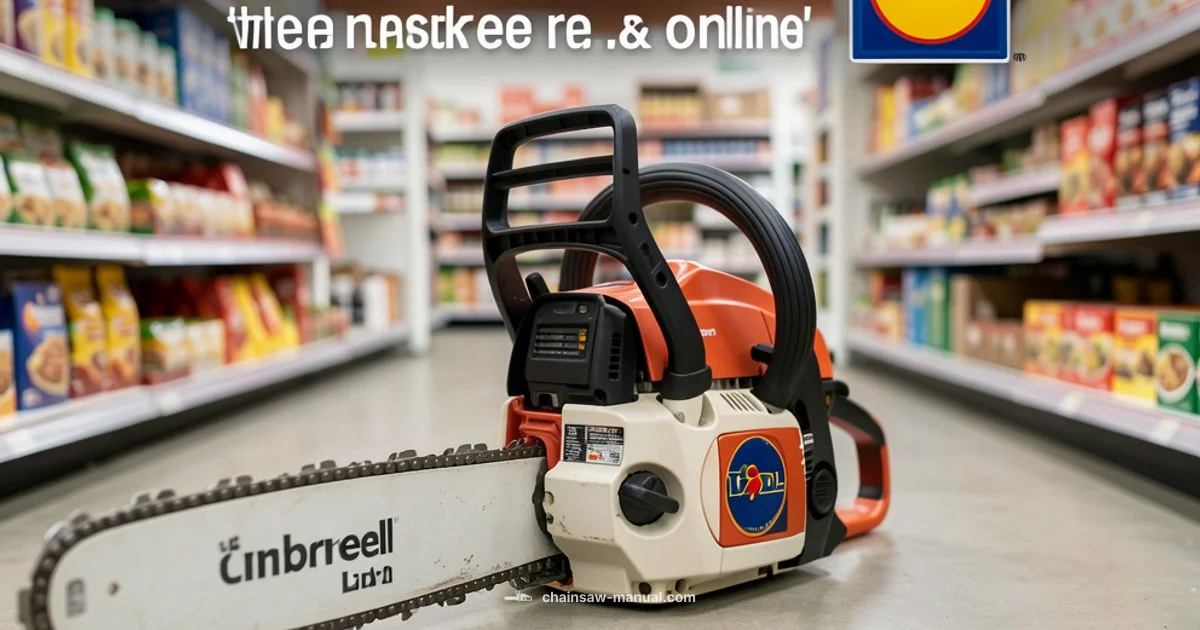 Lidl Chainsaw Deal - Chainsaw Manual
