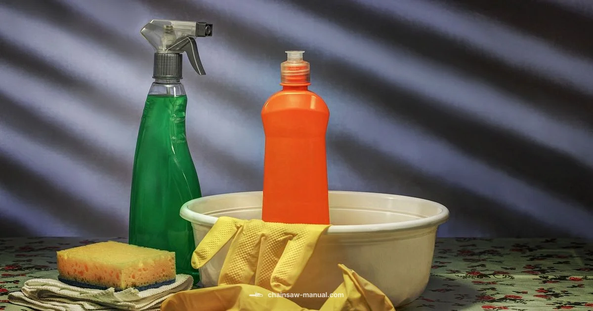 Wash Chainsaw Safely - Chainsaw Manual