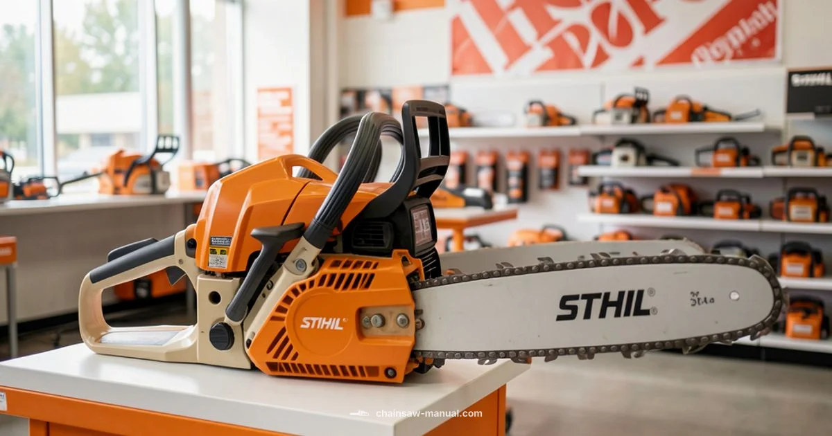 Stihl at Home Depot Stihl at Home Depot - Chainsaw Manual