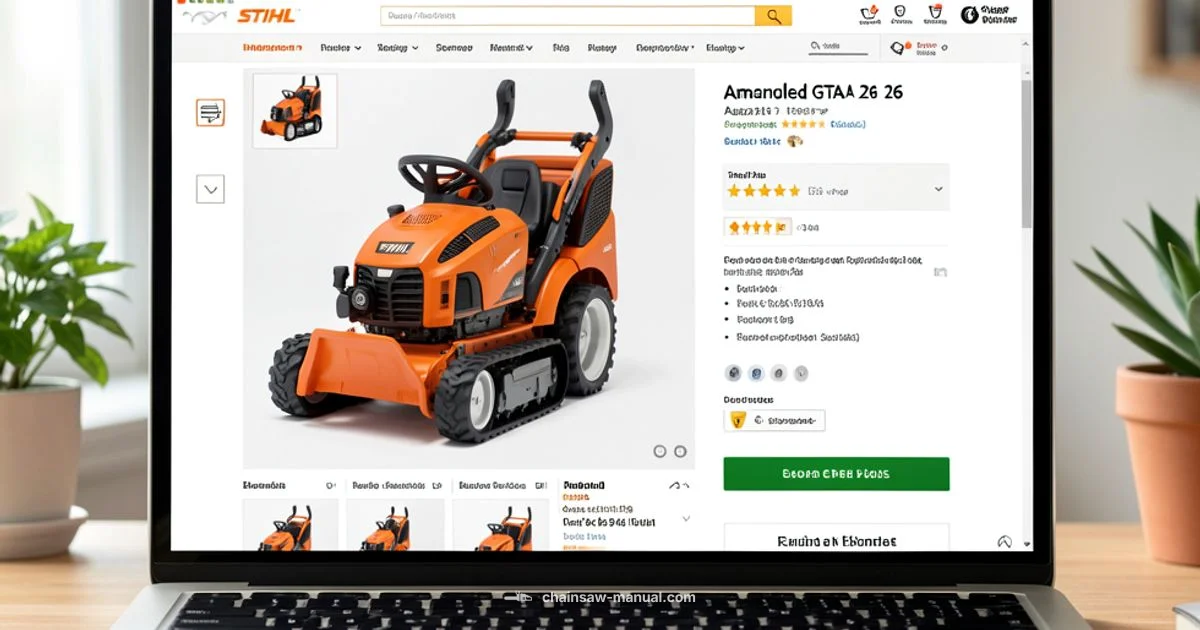 GTA 26 on Amazon GTA 26 on Amazon - Chainsaw Manual