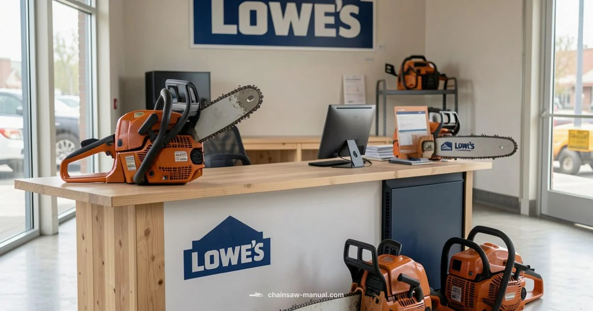 Lowe's Chainsaw Rental - Chainsaw Manual