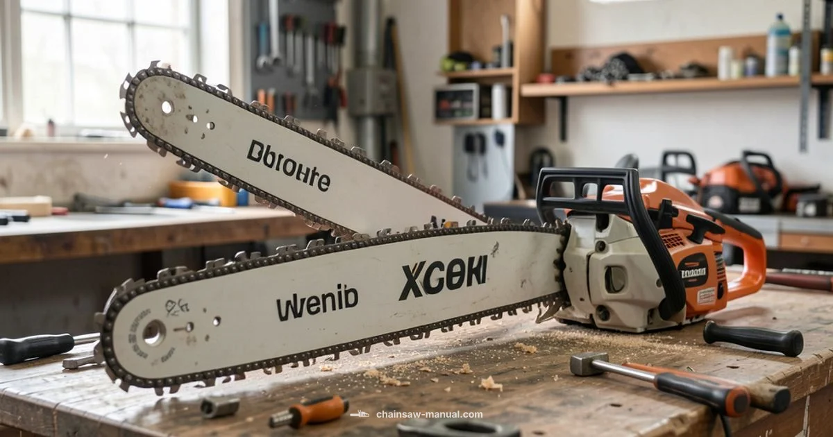 Broken Bar Fix - Chainsaw Manual