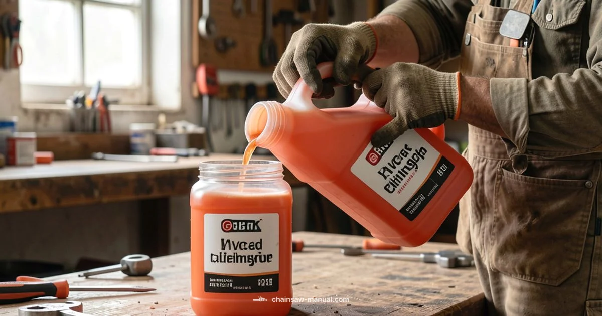 Fuel Mix Basics - Chainsaw Manual